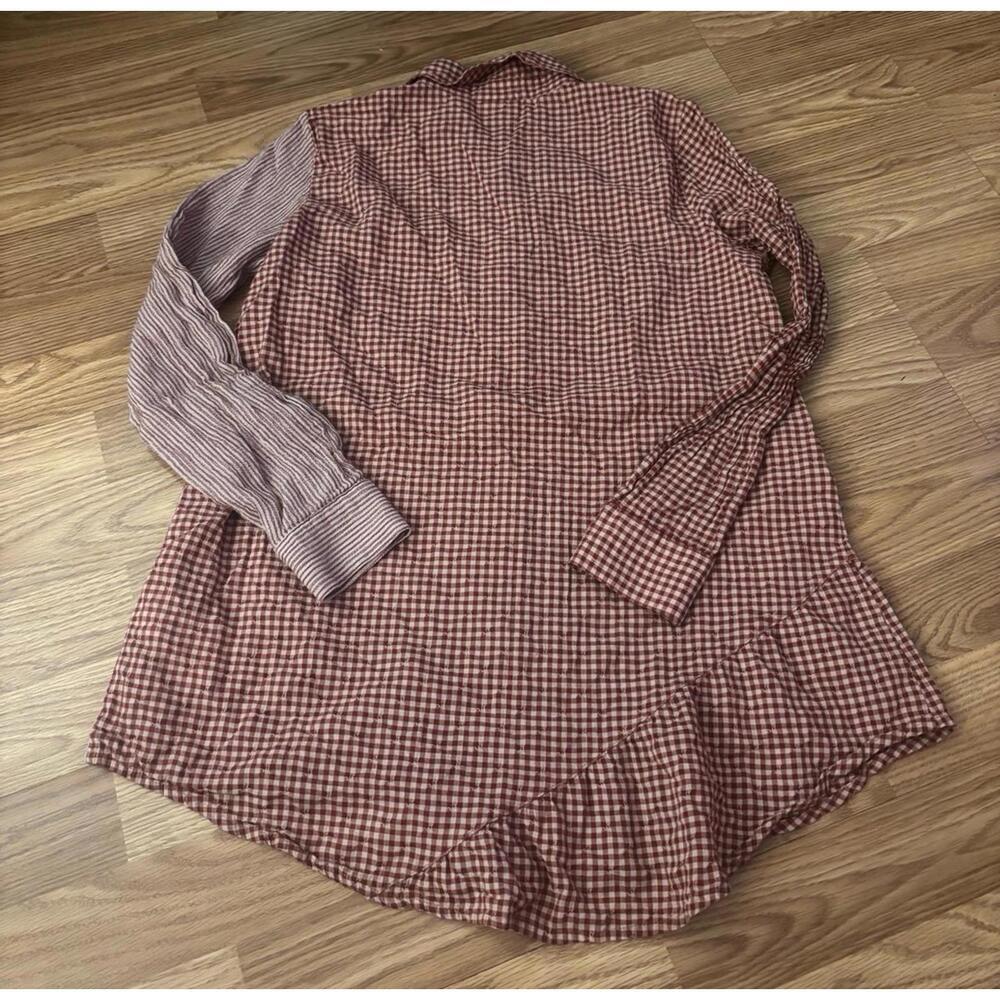LOGO By Lori Goldstein Checkered Button Shirt Size XS - Picture 8 of 9